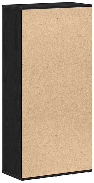vidaXL Bücherregal Schwarz Eichen-Optik 50x25x104 cm Holzwerkstoff 862470 Bild 7