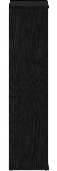 vidaXL Bücherregal Schwarz Eichen-Optik 50x25x104 cm Holzwerkstoff 862470 Bild 6