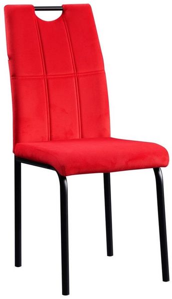 HTI-Living Esszimmerstuhl Stuhl Denton Velvet Rot (Stück, 1 St), Esszimmerstuhl Samt