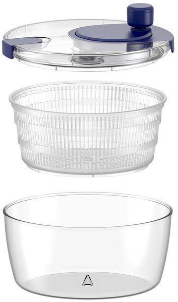 Faizee Home Gemüse-Scheibenschneider Faizee Home, Salatschleuder FreshFlow – Manuelle Gemüse