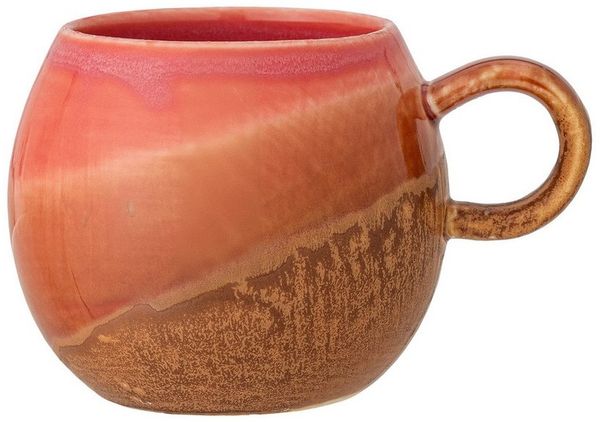 Bloomingville Tasse Bloomingville Paula Tasse, Orange, Steingut, Steingut