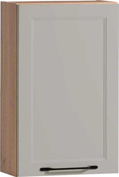 Badmöbel Hängeschrank in kaschmir mit Wotan Eiche Nb. MARLING-03, B/H/T ca. 40/64/20 cm