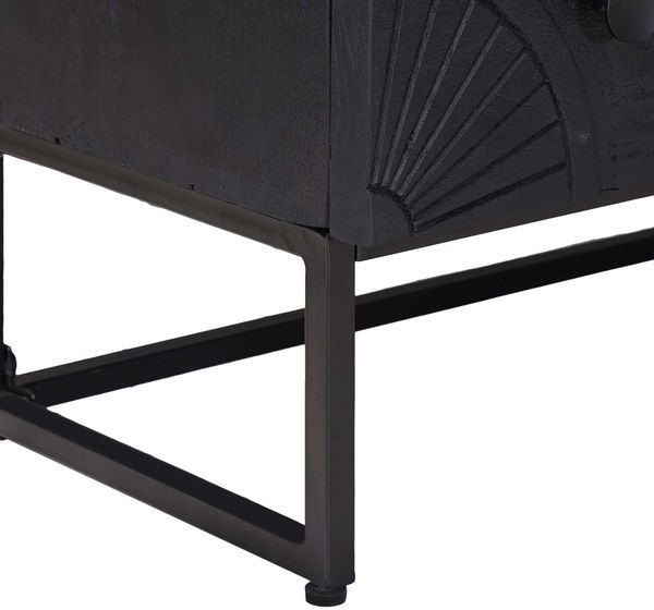 vidaXL Schubladenschrank mit Schubladen Schwarz 75 x 30 x 65 cm 42020084 Bild 8