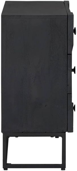 vidaXL Schubladenschrank mit Schubladen Schwarz 75 x 30 x 65 cm 42020084 Bild 4