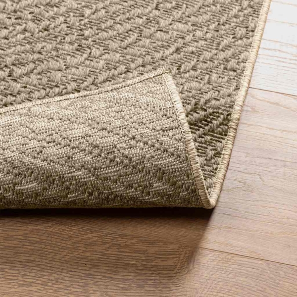 vidaXL Teppich ZIZUR Beige 200x290 cm Jute-Optik Indoor und Outdoor 4010411 Bild 6