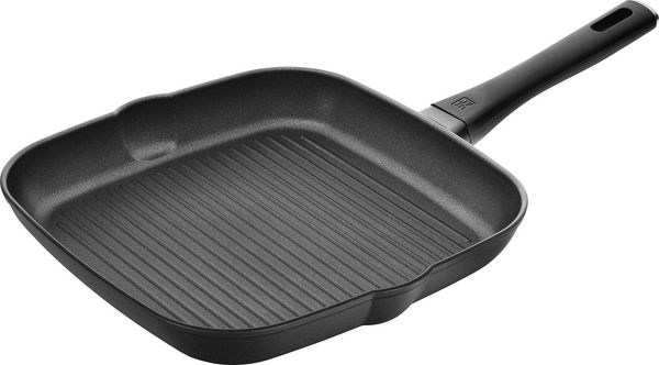 ZWILLING Shine Grillpfanne 28 cm, Aluminium, Schwarz