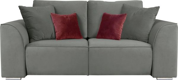 INOSIGN 2-Sitzer Beatrice, incl. 2 großen Zierkissen in Korpusfarbe