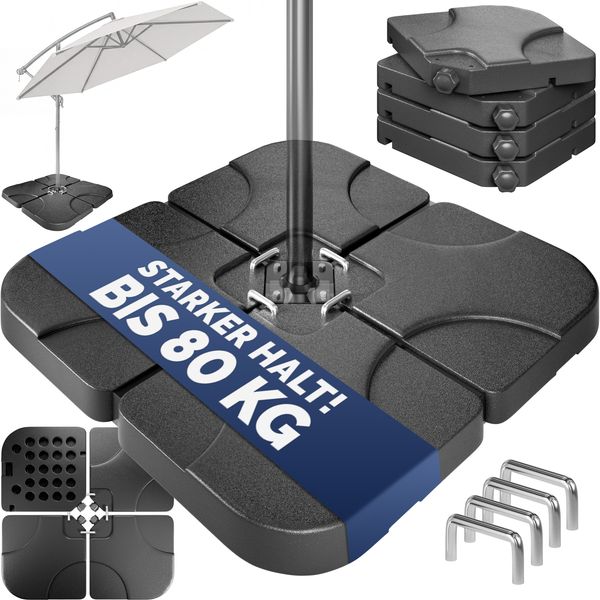 CASARIA® Sonnenschirmständerplatten 4er Set
