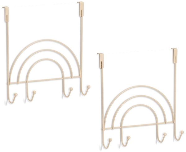 Zeller Present Garderobenleiste (Set, 2 St), Regenbogen Design