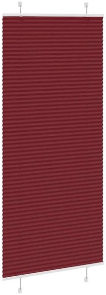 vidaXL Plissee Bordeauxrot 95x200 cm Stoffbreite 94,4 cm Polyester 4015261 Bild 3