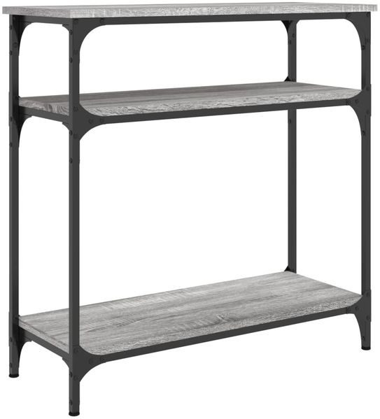 Konsolentisch, Beistelltisch, Konsole Grau Sonoma 75x29x75 cm Holzwerkstoff