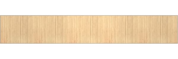 vidaXL Teppich Rechteckig Hell Natur 80x1000 cm Bambus 376933 Bild 2