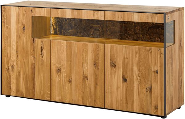 Sideboard Wildeiche 160 x 45 x 87 natur geölt STARNBERG #15