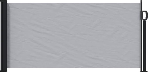vidaXL Ausziehbares Seitenmarkise Grau 500 x 100 cm Polyester 42035456 Bild 2