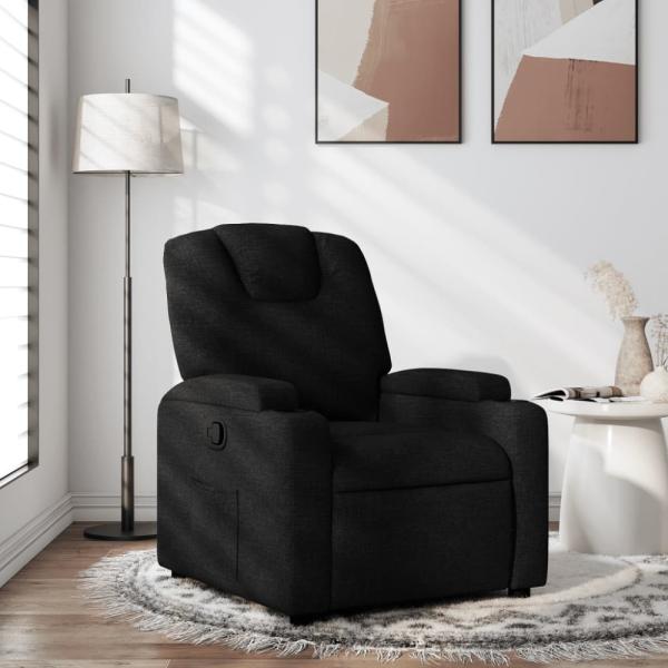 vidaXL Relaxsessel Schwarz Stoff 372367