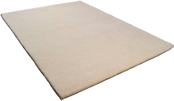 THEKO Wollteppich Amravati, rechteckig, Höhe: 28 mm, echter Berber Teppich, reine Wolle, handgeknüpft, auch als Läufer