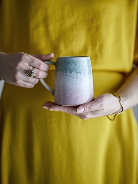 CREATIVE COLLECTION Winnie Becher Bunt Steingut