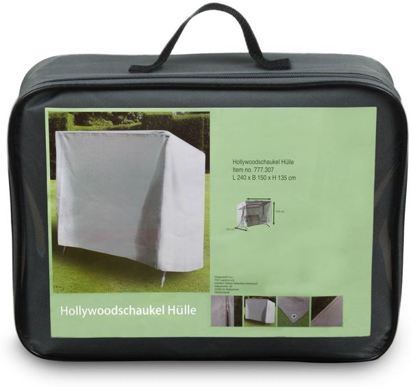 Hollywoodschaukel Schutzhülle, Wetterschutz, wasserdicht L 240 x B 150 x H 135cm Bild 2