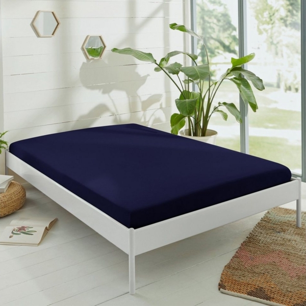 Erwin Müller Spannbettlaken Spannbettlaken "Murnau", Jersey, Gummizug: Rundumgummi, (1 Stück), Single-Jersey Uni Bild 3