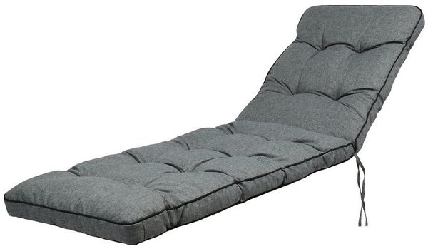 Hobbygarden Liegenauflage Polsterauflage HUGO 200x55x8 cm, Gesteppte Polsterauflage für Gartenliege & Sonnenliege