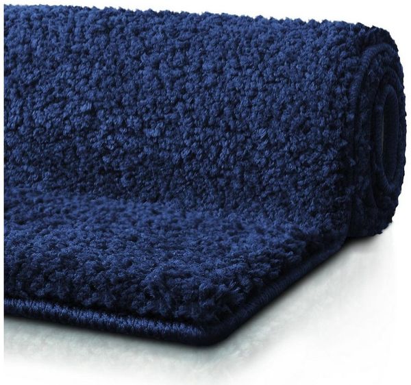 Karat Badematte Bari Hazy, Rechteckig, In verschiedenen Farben & Größen erhältlich, Höhe 30 mm, Weicher & dichter Flor, Polyester, Mikrofaser, Rechteckig, besonders weich durch Mikrofaser