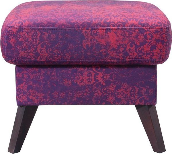 exxpo - sofa fashion Hocker Side, extravaganter Bezug, bequem und komfortabel