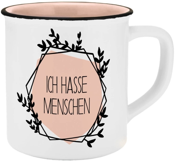 INFINITE by GEDA LABELS Tasse Ich hasse Menschen