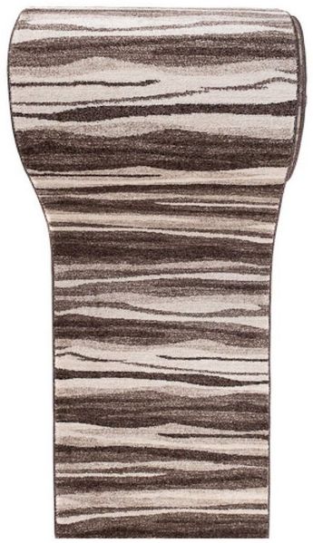 Mazovia Läufer Läufer Flurläufer Modern für Vorzimmer, Küche - Braun, 70x100 cm, Kurzflor, Meterware, Höhe 10 mm