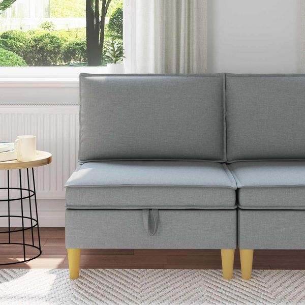 vidaXL Sofa mit Stauraum Stoff 42027094