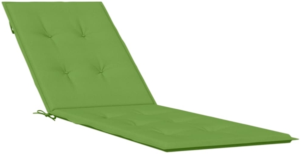 vidaXL Liegestuhl-Auflage Melange Grün (75+105) x 50 x 4 cm Stoff 4002492
