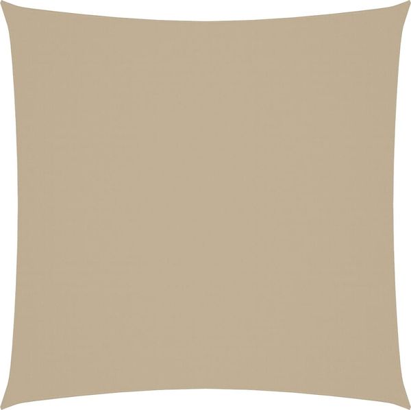vidaXL Sonnensegel Oxford-Gewebe Quadratisch 7x7 m Beige 135143