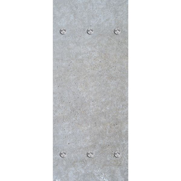 Queence Garderobe - "Oryn" Druck auf hochwertigem Arcylglas inkl. Edelstahlhaken und Aufhängung, Format: 50x120cm