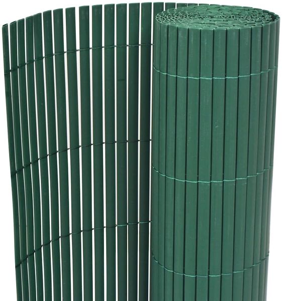 vidaXL Gartenzaun Grün 150 x 300 cm PVC 43633
