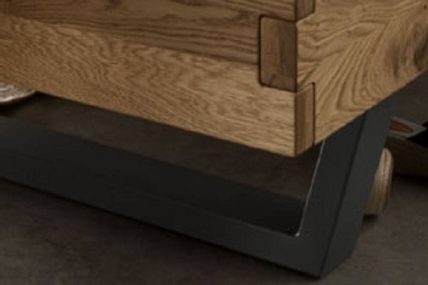 Forestales Massivholzbett Navarra mit Kopfteil IV Kernbuche 180x200 cm Bild 2