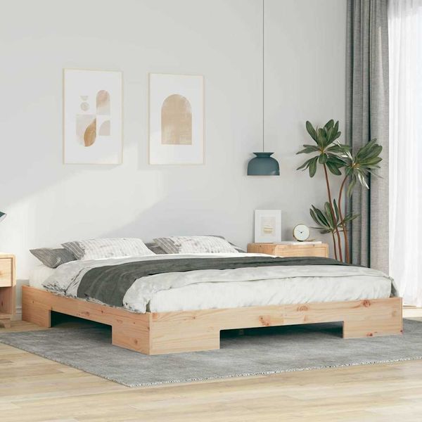 vidaXL Bettgestell Braun 180 x 200 cm 873019