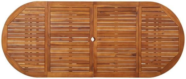 vidaXL Garten-Esstisch 220x90x75 cm Massivholz Akazie 315949 Bild 4