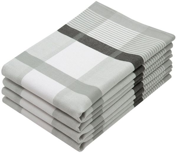 ZOLLNER Geschirrtuch, (Spar-Set, 4-tlg), 50 x 70 cm, 100% Baumwolle, vom Hotelwäschespezialisten