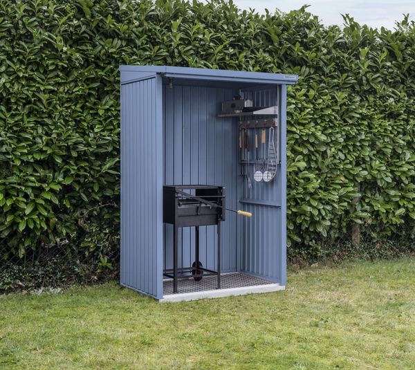 Hörmann Metall Kaminholzregal Berry Classic, 103 x 113 x 198 cm