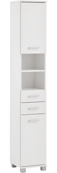 welltime Hochschrank Palermo, Breite 30 cm Wechselbarer Türanschlag, Metallbeschläge
