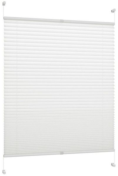 DécoProfi Plissee Plissee Klemmfix ohne Bohren, blickdicht, ohne Bohren, verspannt, Klemmfix, Stufenlos verstellbar