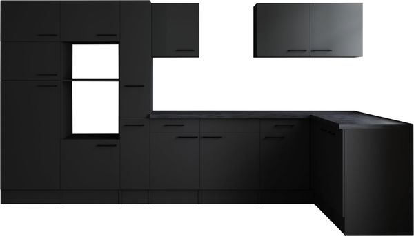 RESPEKTA Winkelküche Oliver, Breite 370 cm, 90 cm Arbeitshöhe, in exklusiver Konfiguration für OTTO