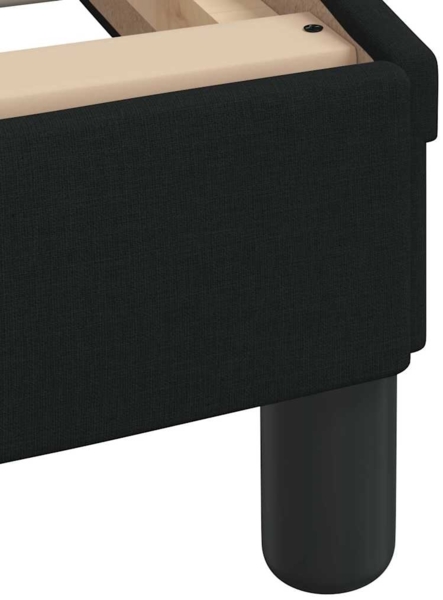vidaXL Bettgestell ohne Matratze "Hanko" Schwarz 120x200 cm Stoff 3310449 Bild 10