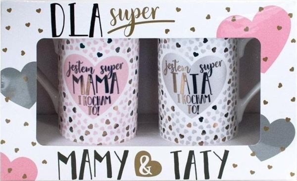 Kukartka Becher komplett Q 896 Super Mama/Papa (serduszka)