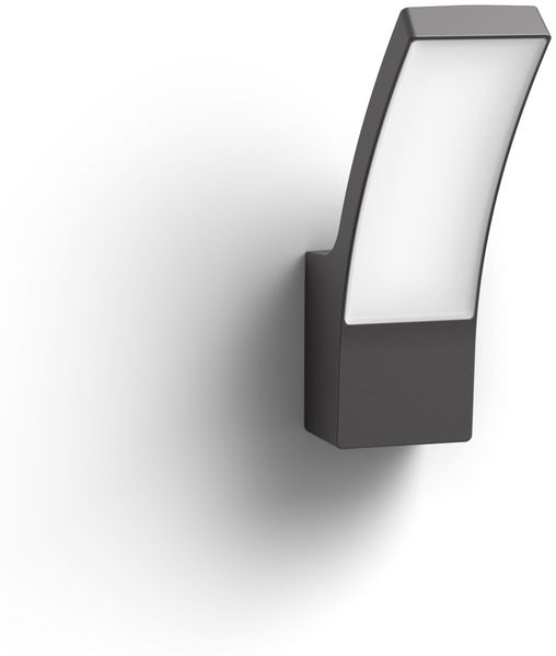 Philips LED Außenwandleuchte Splay anthrazit warmweiß