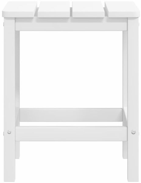 vidaXL Adirondack-Gartenstühle mit Hocker & Tisch HDPE Weiß 3095712 Bild 6