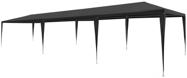 vidaXL Partyzelt, PE / Stahl anthrazit, 3x9 m