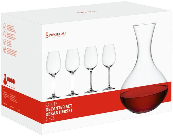 Spiegelau Salute Dekantier Set 5tlg. (4720195) NEU