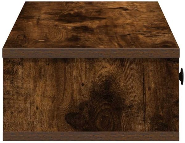 vidaXL Wandregal mit Schubladen Räuchereiche 100x37,5x19 cm 859963 Bild 5