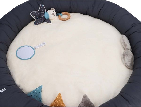 Krabbeldecke Eisbär Elia, rund, Sterntaler®
