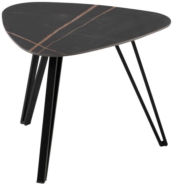 Couchtisch Lisa 1 / LIV 1, Anthrazit, Schwarz, 45 x 35 x 45 cm